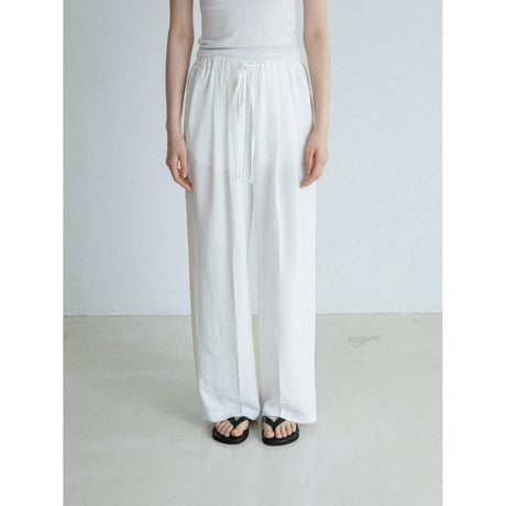 《予約販売》soft sheer tuck pants/2colors_np1291