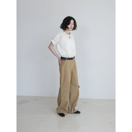 《予約販売》silhouette painter twill pants/2colors_np1321