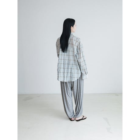 《予約販売》accent check mannish shirt/2colors_nb0420