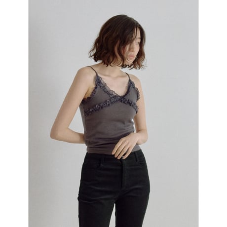 《予約販売》knit lace camisole/2colors_nt2698