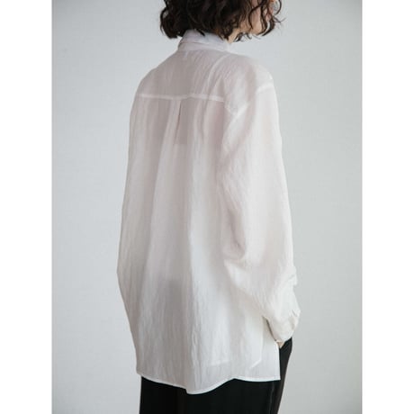 《予約販売》open collar washer shirt/3colors_nb0430