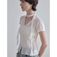 《予約販売》tie & rincl blouse/2colors_nb0396