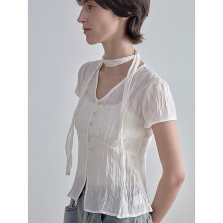 《予約販売》tie & rincl blouse/2colors_nb0396