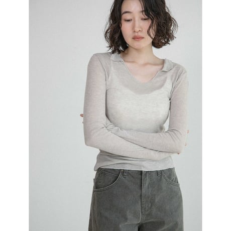 《予約販売》lib sheer skipper tops/2colors_nt2685