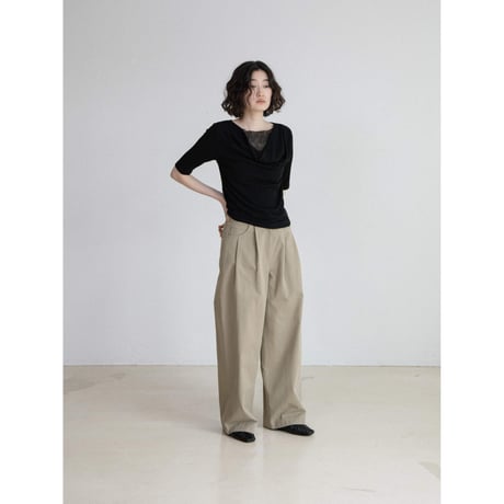 《予約販売》docking drape tops/2colors_nt2673