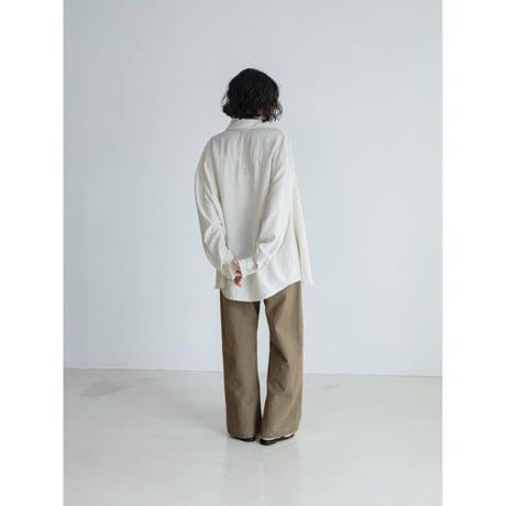 《予約販売》jacquard accent over shirt/2colors_nb0411