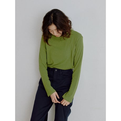 《予約販売》soft high neck daily tops/4colors_nt2704