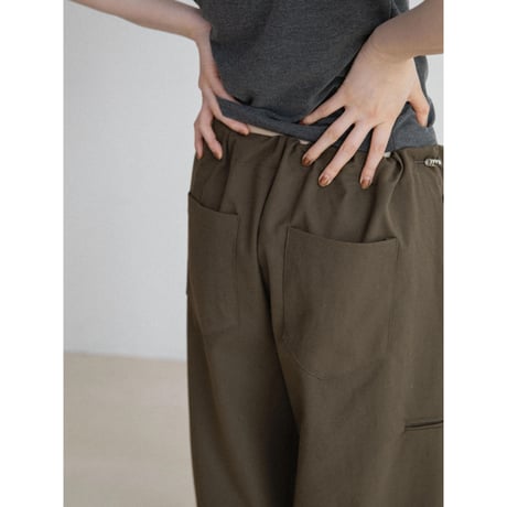 《予約販売》waist accent volume pants/2colors_np1292