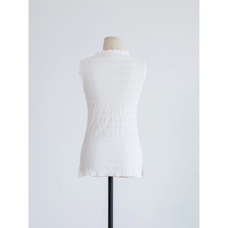 《予約販売》jacquard sleeveless/2colors_nb0399