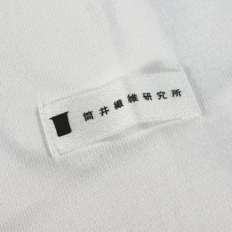 【筒井繊維研究所】 HOFI-023RT オーガニック超長綿 タック襟長袖Ｔシャツ：ホワイト