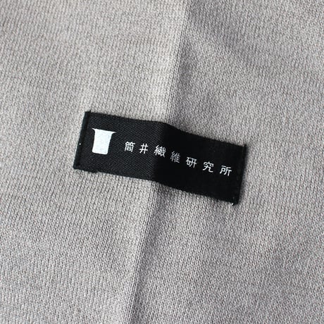 【筒井繊維研究所】 HOFI-023RT オーガニック超長綿 タック襟長袖Ｔシャツ：撚り杢アッシュ