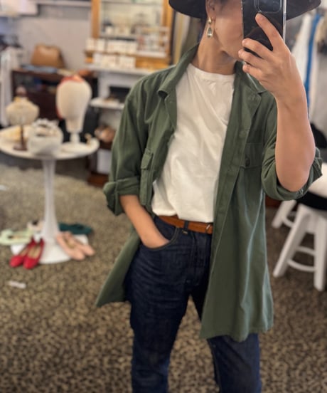 70s vintage military shirt