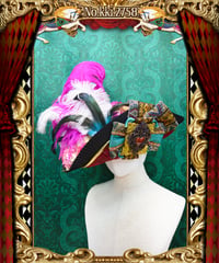 kki.2758　MADAME HARLEQUIN  HAT。