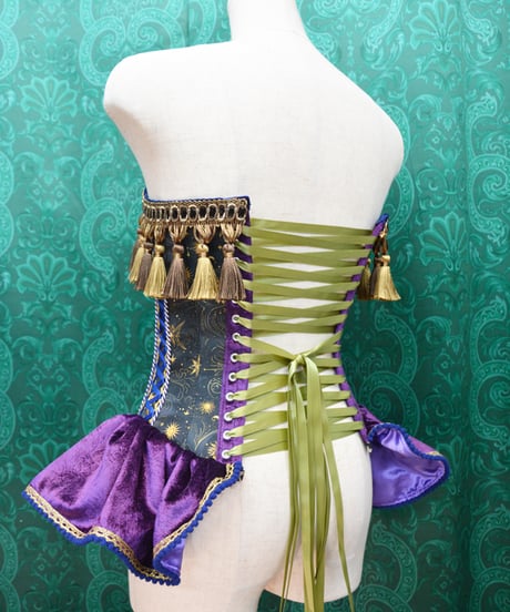 kki.2745　Arabian Night Circus フリルロングコルセット。
