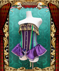 kki.2745　Arabian Night Circus フリルロングコルセット。