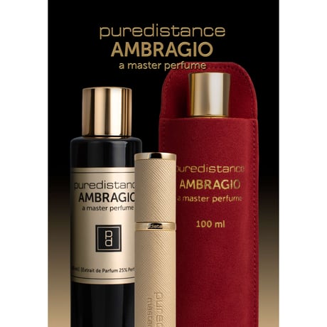 Puredistance Ambragio scented card blotter