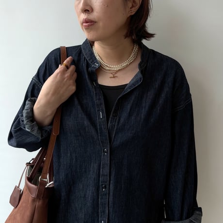 小粒ラフパールのボリュームネックレス