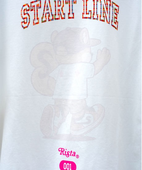 【S,M残り1点】Rista T-shirt／リスタTシャツ（White／ホワイト）