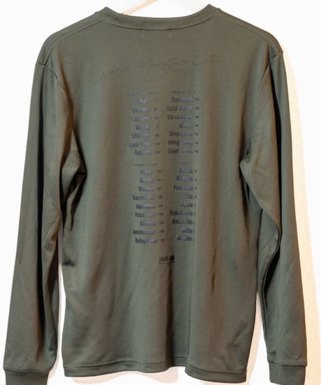 World Marathon Cities Long T-shirt／ワールドマラソンシティーズロンT（Khaki／カーキ）