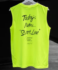Today`s New StartLine No-sleeve／トゥデイズニュースタートラインノースリ（NeonYellow／ネオンイエロー）