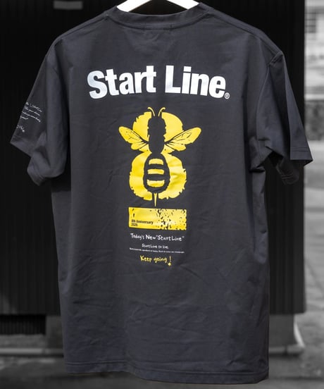 【残りわずか】StartLine 8th Anniversary T-shirt／8周年記念Tシャツ（Black／ブラック）