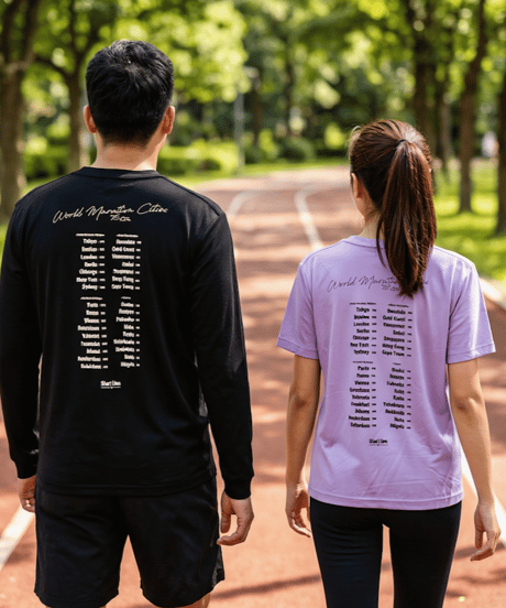 World Marathon Cities T-shirt／ワールドマラソンシティーズT（Lavender／ラベンダー）