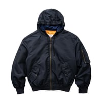 SPECIAL GUEST K.K.| Hooded Flight jacket (Navy)