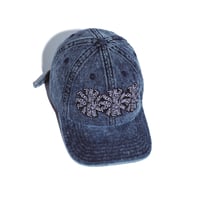 FUCKING AWESOME / Three Spiral Washed Denim 6-Panel Hat (Blue)