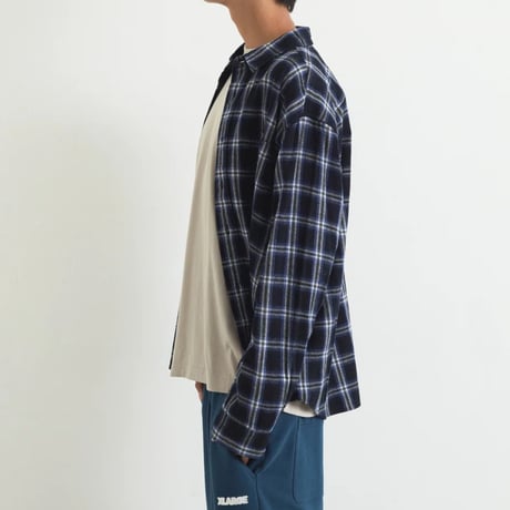 XLARGE | PLAID L/S SHIRT(BLACK)