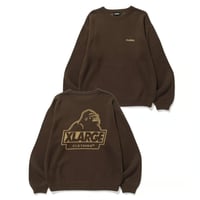 XLARGE | OG CREWNECK SWEATER(BROWN)