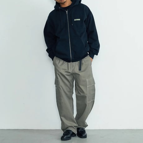 XLARGE | OLD OG ZIP HOODED SWEATSHIRT(BLACK)