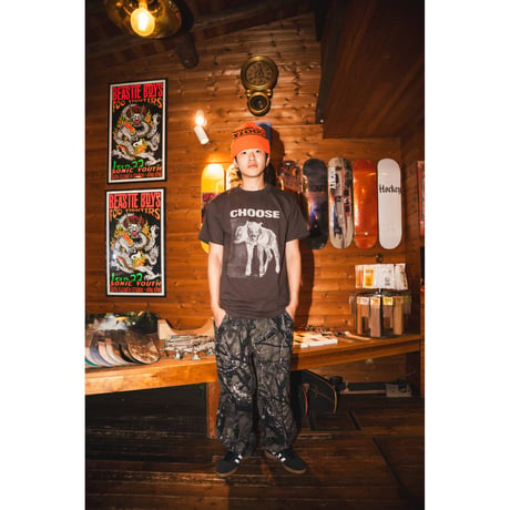 GX1000 / 2 HEADED TEE (BROWN)