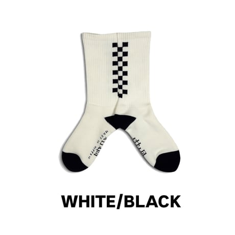 坩堝 (RUTSUBO) | CHECKER LINE SOCKS (2 Color)