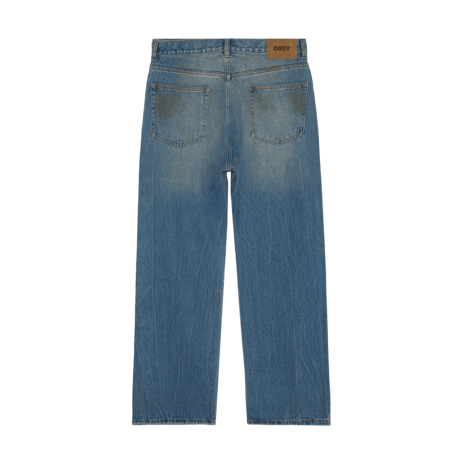 OBEY | NELSON STRAIGHT LEG DENIM (GARAGE WASH INDIGO)