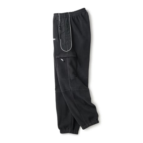 FTC | POLARTEC® REFLECTIVE PIPING FLEECE PANT "BLACK" (FTC026AWB08)