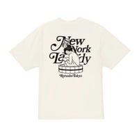 坩堝 (RUTSUBO) |NEWYORK LADY （入浴婦人） S/S T-SHIRTS (RUTSUBO×YU SUDA )(VINTAGE WHITE)