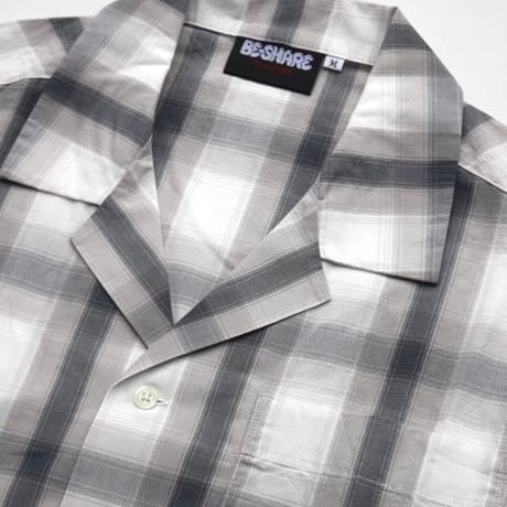 BE-SHARE| Basic Check Shirts (Beige)