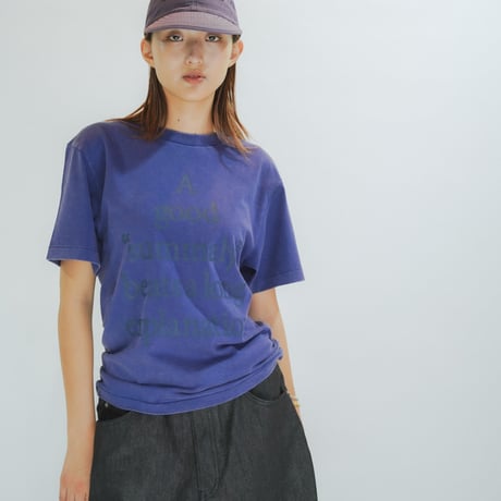 Summaly | ”Words" Logo Tee - Unisex - (Washed Purple)