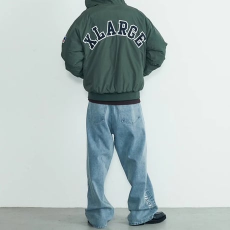 XLARGE | NYLON PUFFER JACKET(OLIVE)