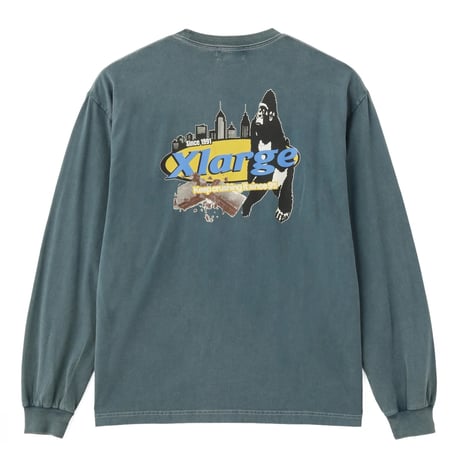 XLARGE | CRUSHING L/S TEE(Dk GREEN)