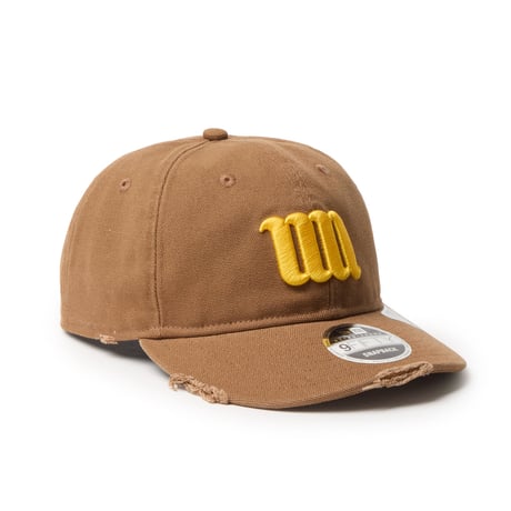 NEW ERA |  RC 9FIFTY Curved Visor Powered by GORO（MIN-NANO） MIN-NANO Damage (Brown))