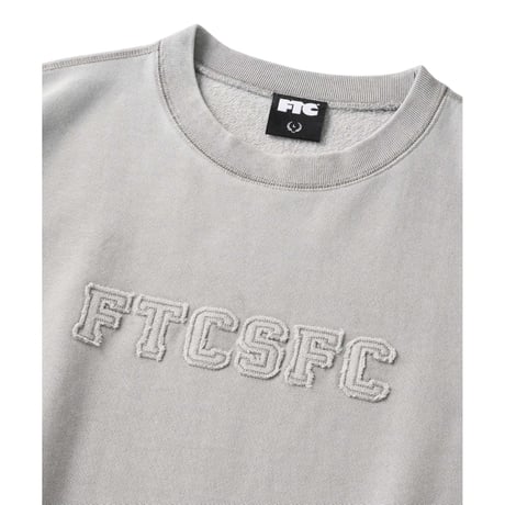 FTC | FTCSFC LOGO APPLIQUE CREW NECK "GRAY" (FTC026AWSW08)
