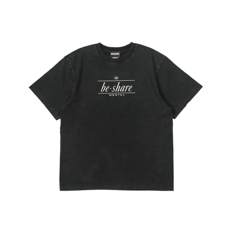 BE-SHARE | MENTAL Tee (Vintage Black)