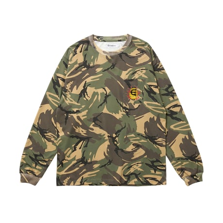 EVISEN SKATEBOARDSゑ®︎ | HYAKKI YAENZU LS TEE (Camo)