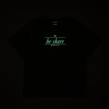 BE-SHARE | MENTAL Tee (Vintage Black)