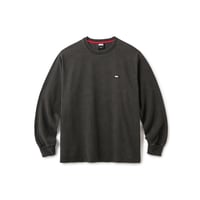 FTC | PIGMENT DYED SMALL LOGO L/S TOP "BLACK" (FTC026AWSH06)