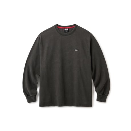 FTC | PIGMENT DYED SMALL LOGO L/S TOP "BLACK" (FTC026AWSH06)