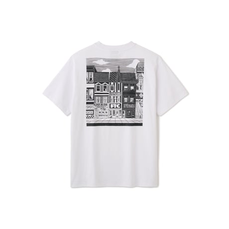 FTC | THE BLOCK TEE - Artwork by Mike Giant "WHITE" (FTC026AUT03)