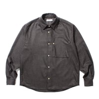 CABARET POVAL | Rewool Plaid L/S Shirt (Brown)