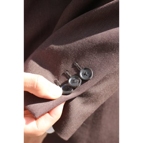 SEDAN ALL-PURPOSE| Single-Breasted Tailored Jacket (Dark Brown)